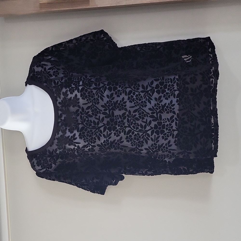 Lucky Brand  sheer top